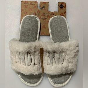 Rae Dunn BRIDE Slippers Medium
